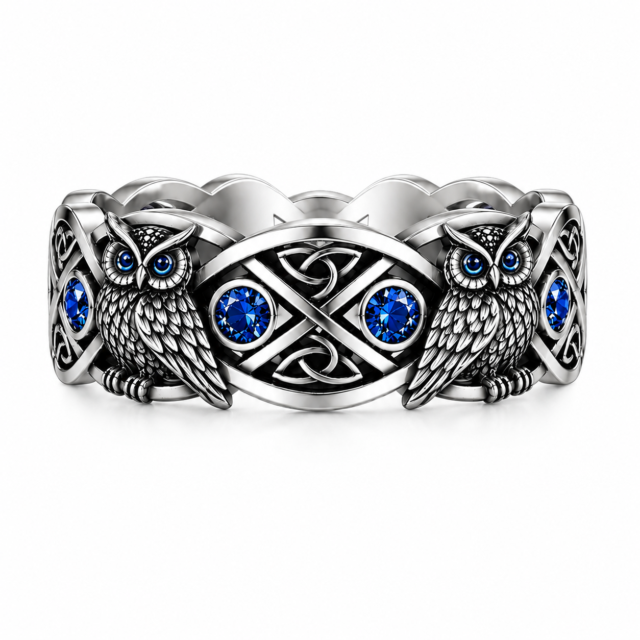 The Sapphire Owl Ring