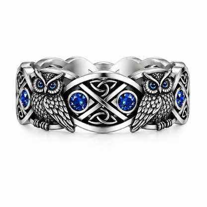 The Sapphire Owl Ring