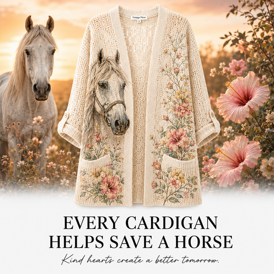 Women's Summer Horse Cardigan
