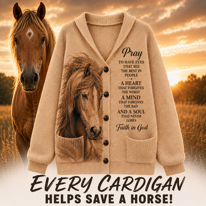 Women's Cozy Horse Cardigan