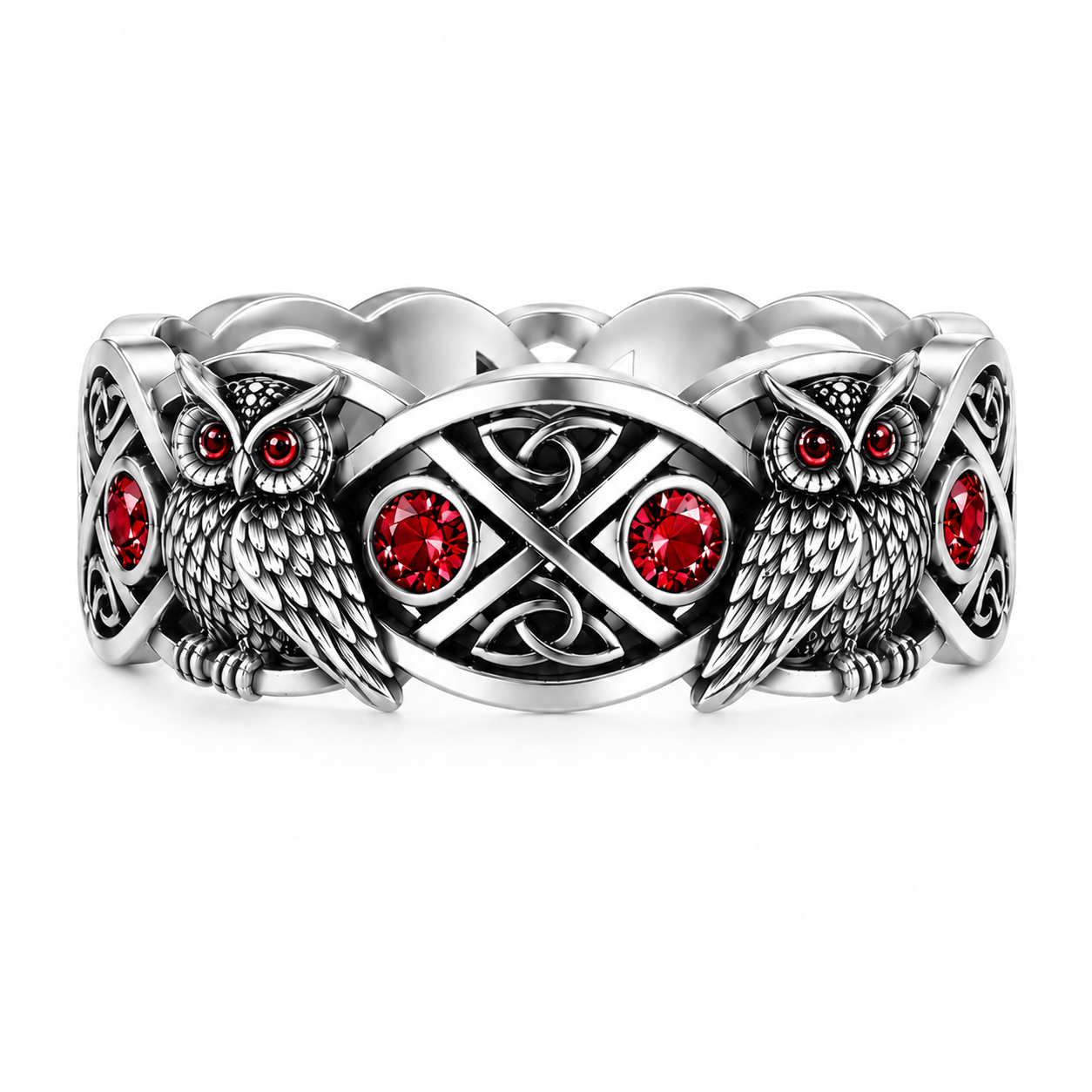 The Ruby Owl Ring