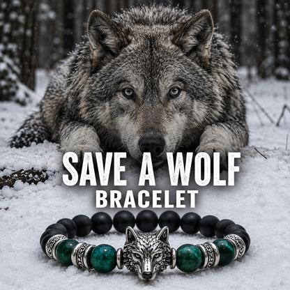 Save The Wolves Bracelet