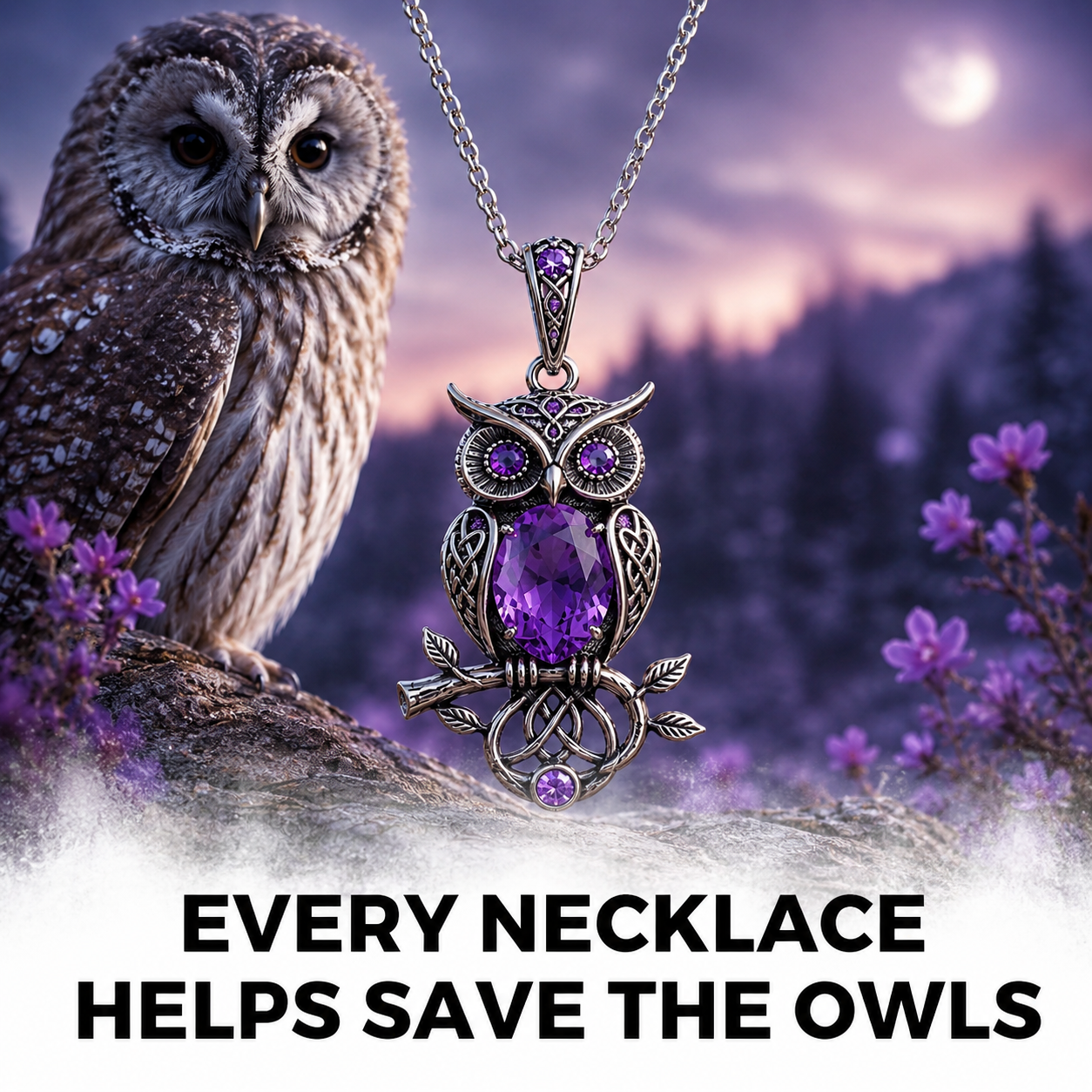 Owl Mission Necklace