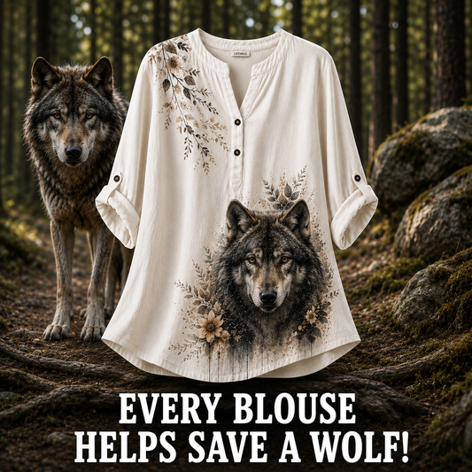 Wolf Summer Blouse