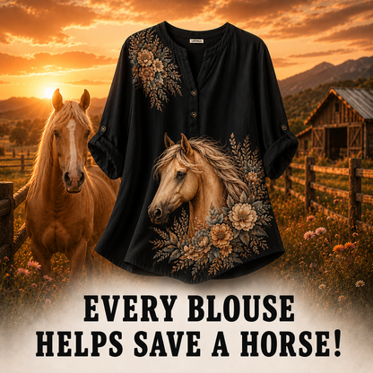 Women's Horse Blouse