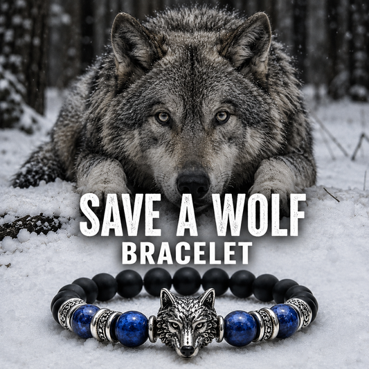 Save The Wolves Bracelet