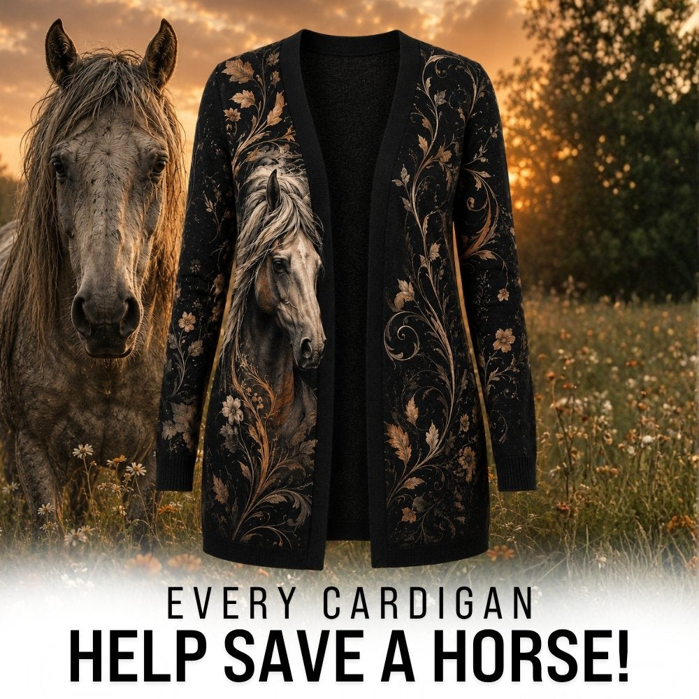 Women's Horse Cardigan