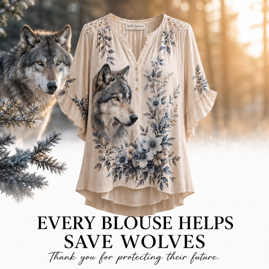 Women's Wolf Summer Blouse