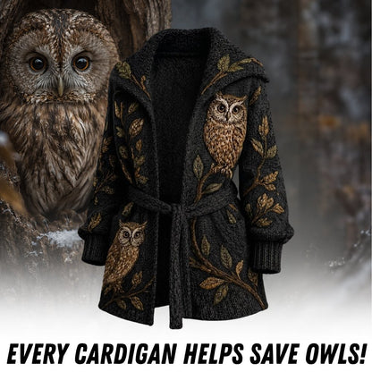 Women's Owl Cardigan