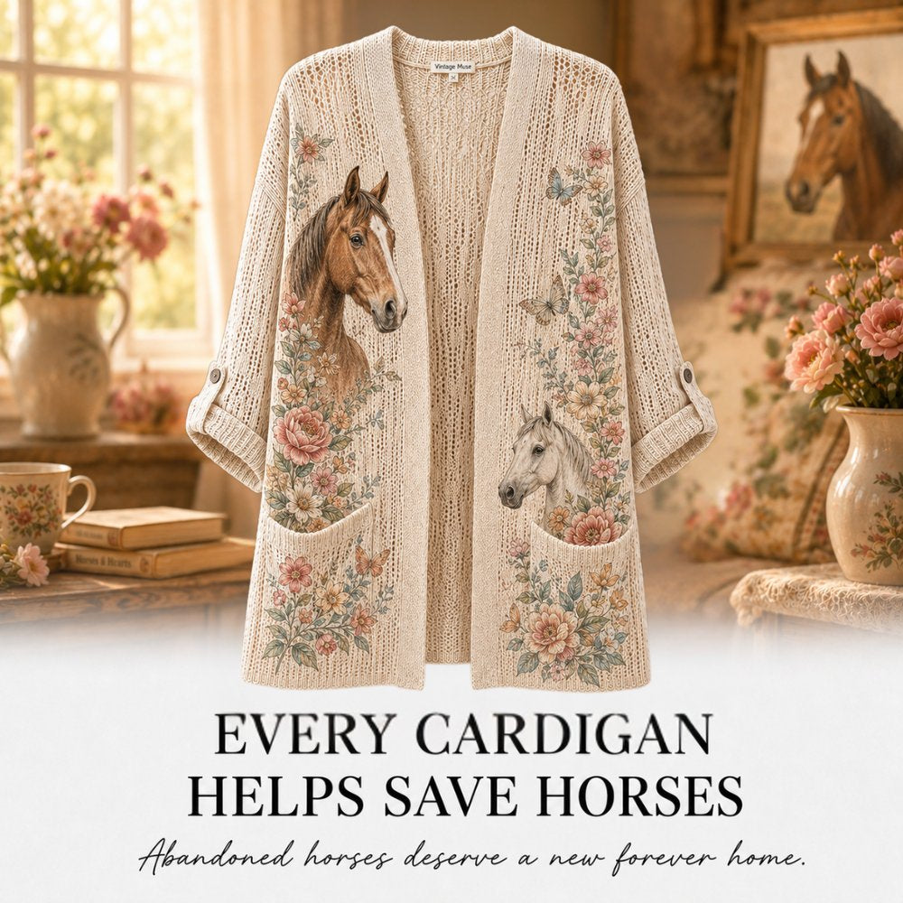 Women's Horse Summer Cardigan