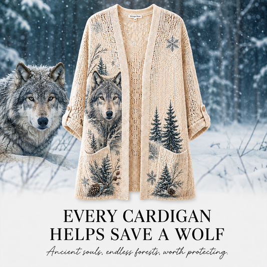 Women's Wolf Summer Cardigan