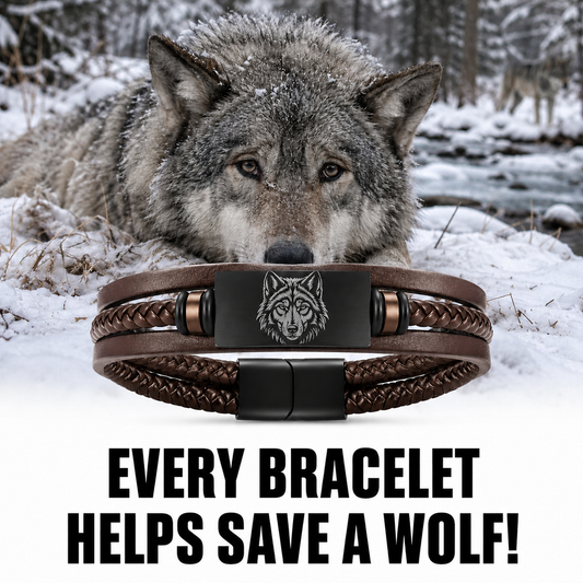 Save A Wolf Bracelet