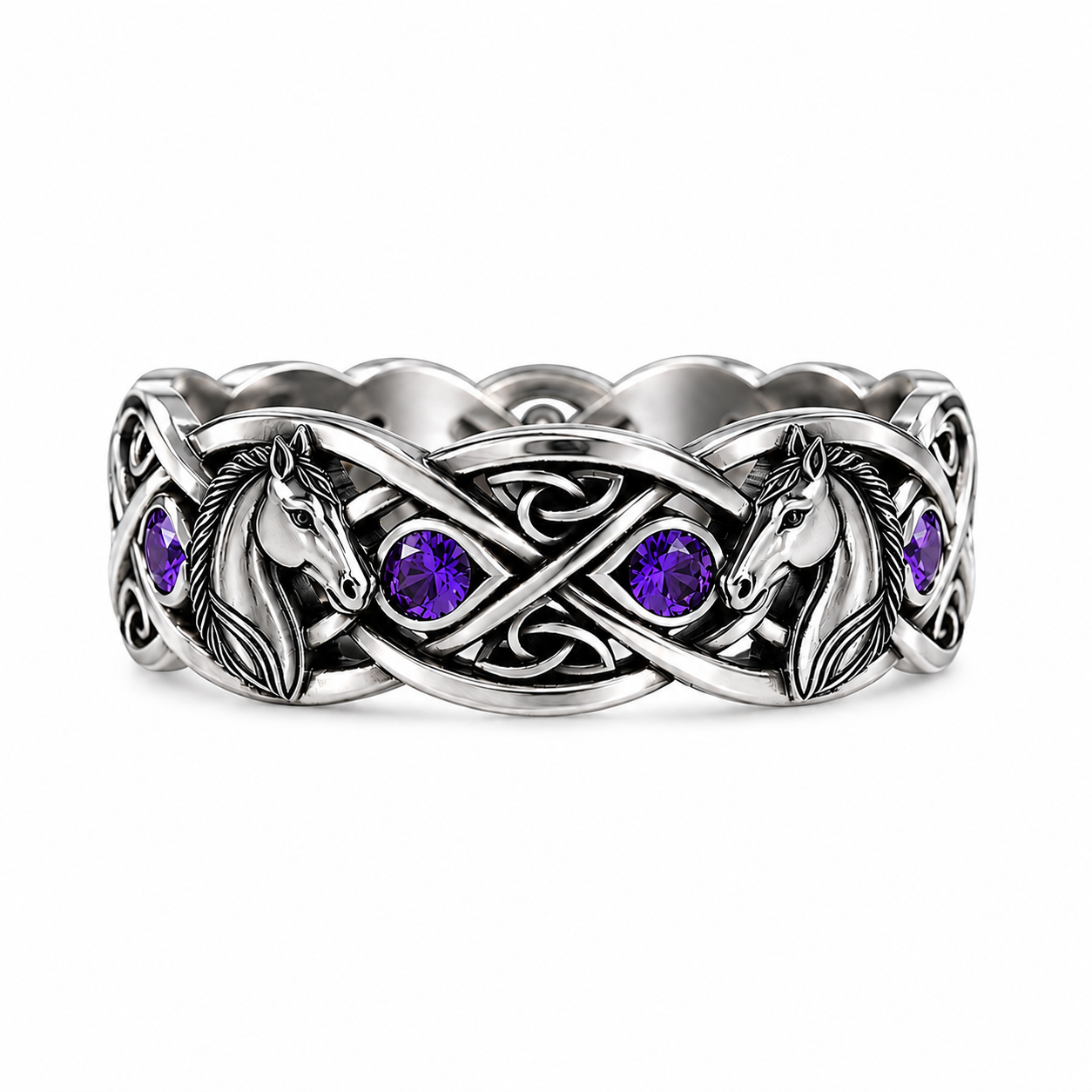 The Amethyst Horse Ring